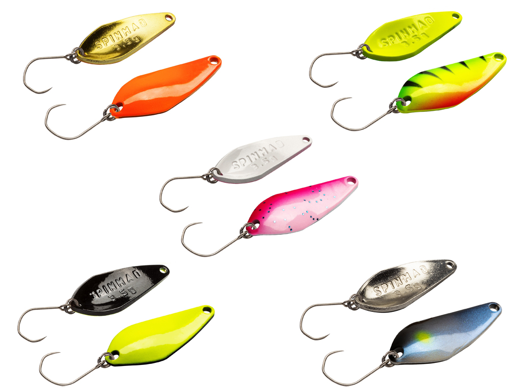 SPINMAD-Spoon-Set - 5 Spoons -  3,5 g - trübes Wasser