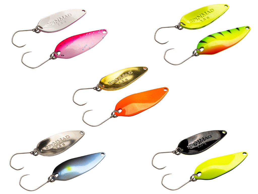 SPINMAD-Spoon-Set - 5 Spoons -  2,5 g - trübes Wasser