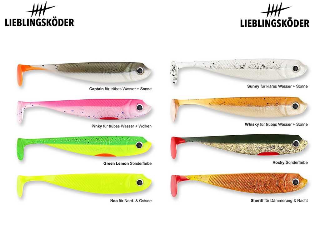 Lieblingsköder  12,5 cm - Zander  - kleines Starter-Set