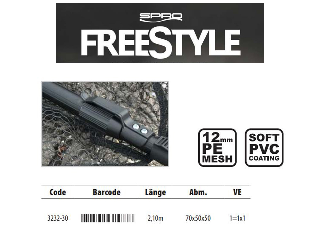 FreeStyle Flick Net 70 Tele 210 - Teleskop Kescher