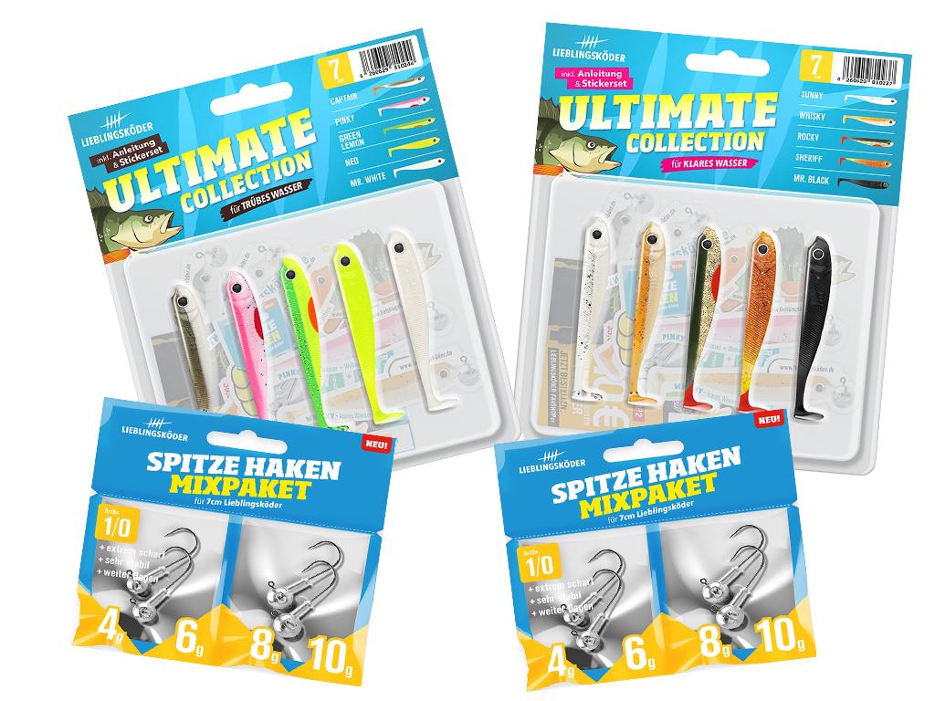 Lieblingsköder 7 cm -  Barsch - kleines Starter-Set