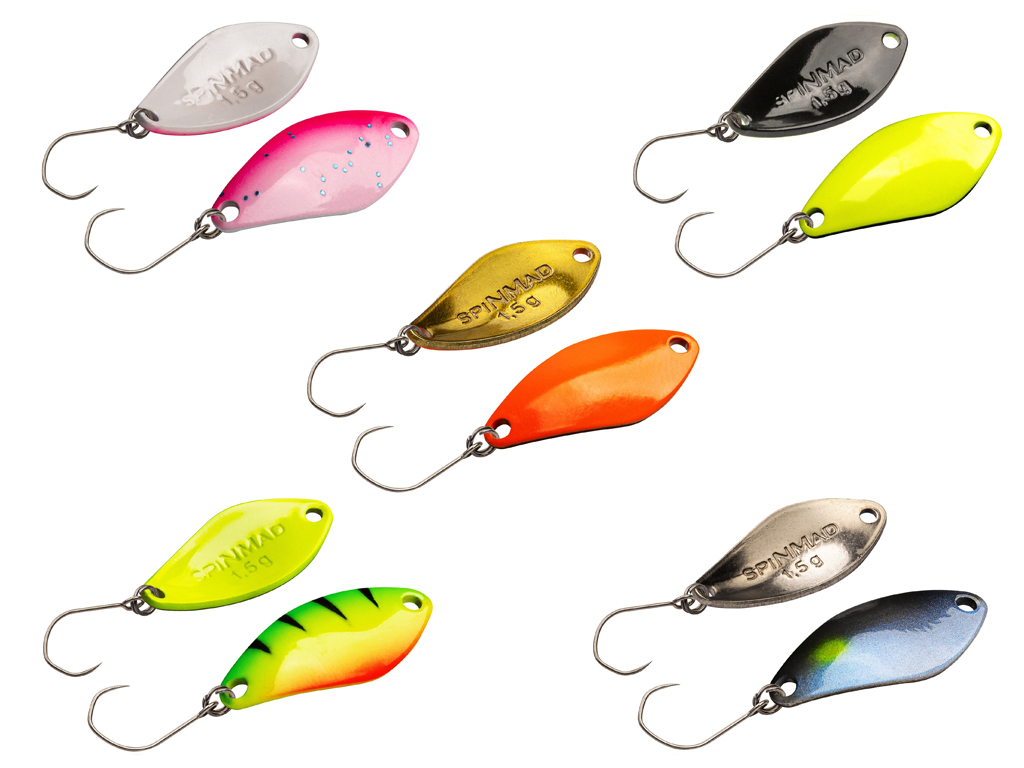 SPINMAD-Spoon-Set - 5 Spoons -  1,5 g - trübes Wasser