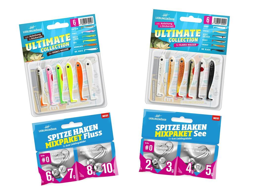 Lieblingsköder 6 cm - Barsch - kleines Starter-Set