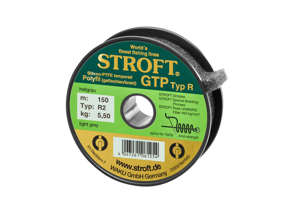 Stroft GTP Typ R - 150 m Spule - geflochtene Schnur R 2 - Tragkraft 5,5 Kg