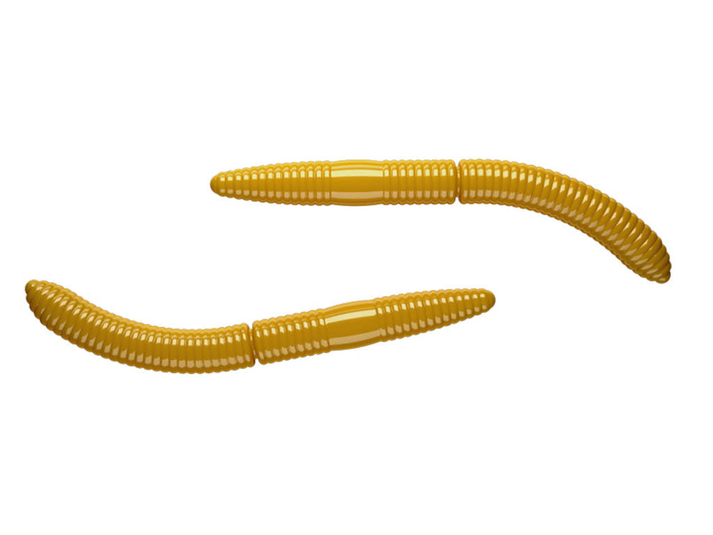 LIBRA LURES - Fatty D`Worm  - 65 mm - Coffee Milk 036