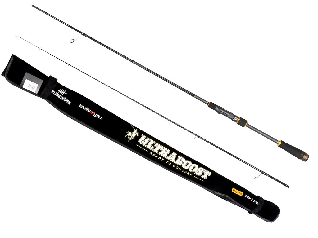 Angelset Barsch - Ultraboost Barsch Rute + Rolle Daiwa Fuego LT 1000 D