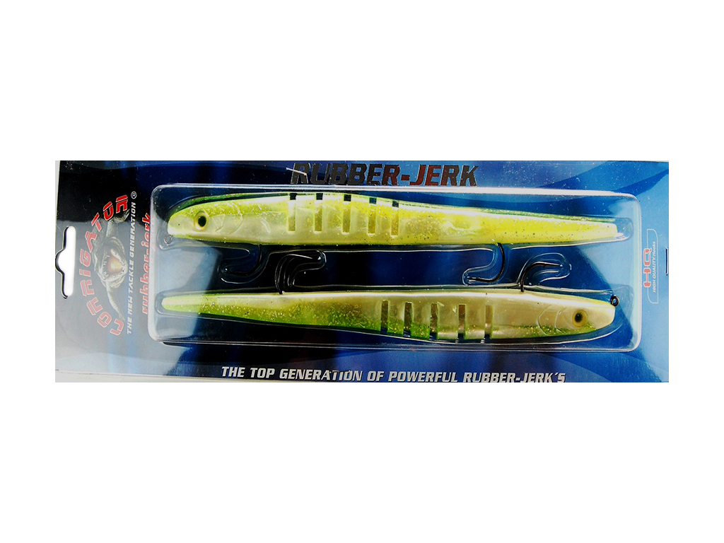 Rubber-Jerk 26 cm – 59 g - sinking Chatreuse-Pearl