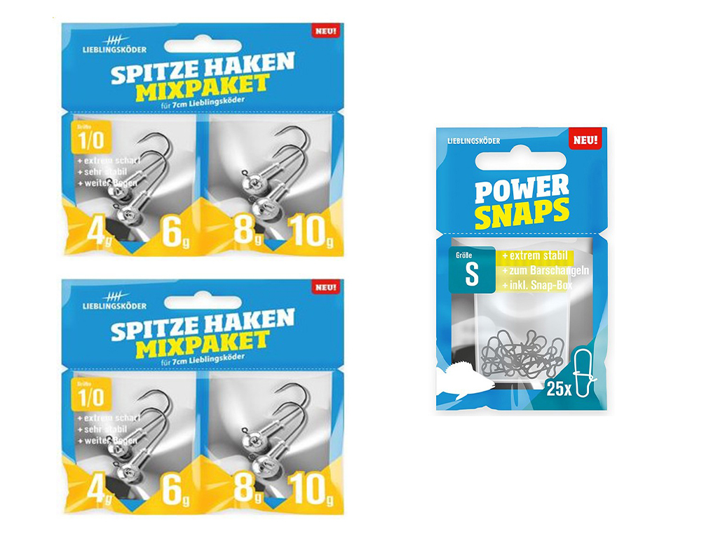 Barsch-Set Captain - Typ L - Lieblingsköder & SpinMad