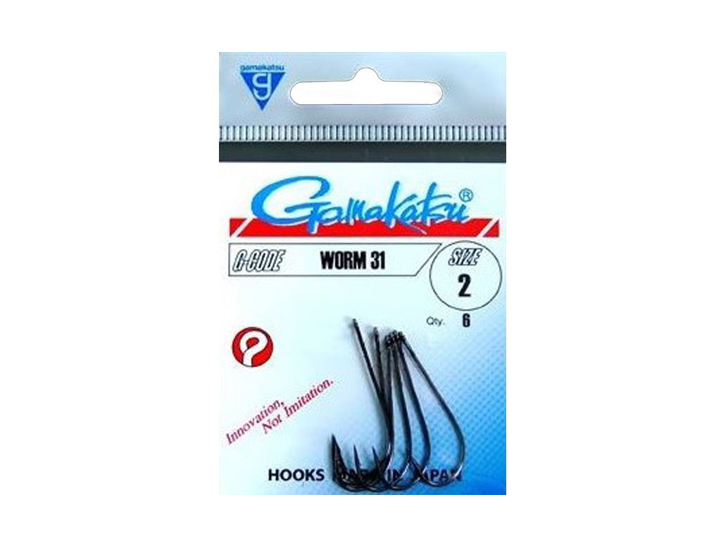 Gamakatsu Haken Worm 31 -  Gr. 2