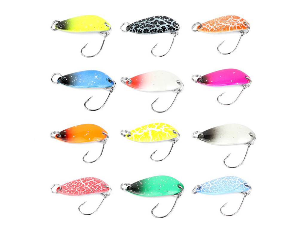 Major Fish Spoon Set 2,5 g -  Blinker Box 12 Stk.