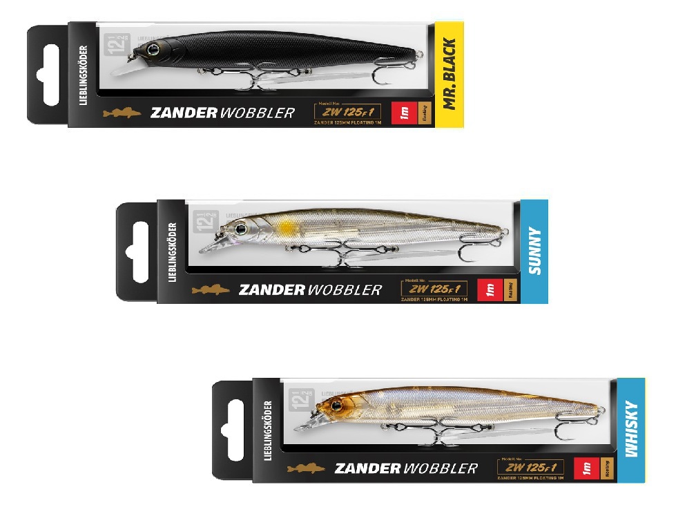LIEBLINGSKÖDER - Zanderwobbler-Set Klar 2 - 3 er Set