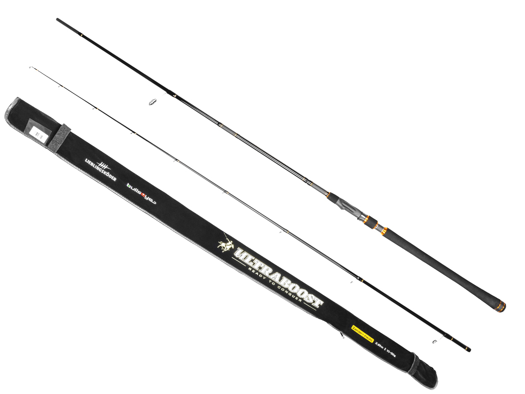 Angelset Zander/Hecht - Ultraboost Zander/Hecht Rute + Rolle Daiwa Fuego LT 4000 CP