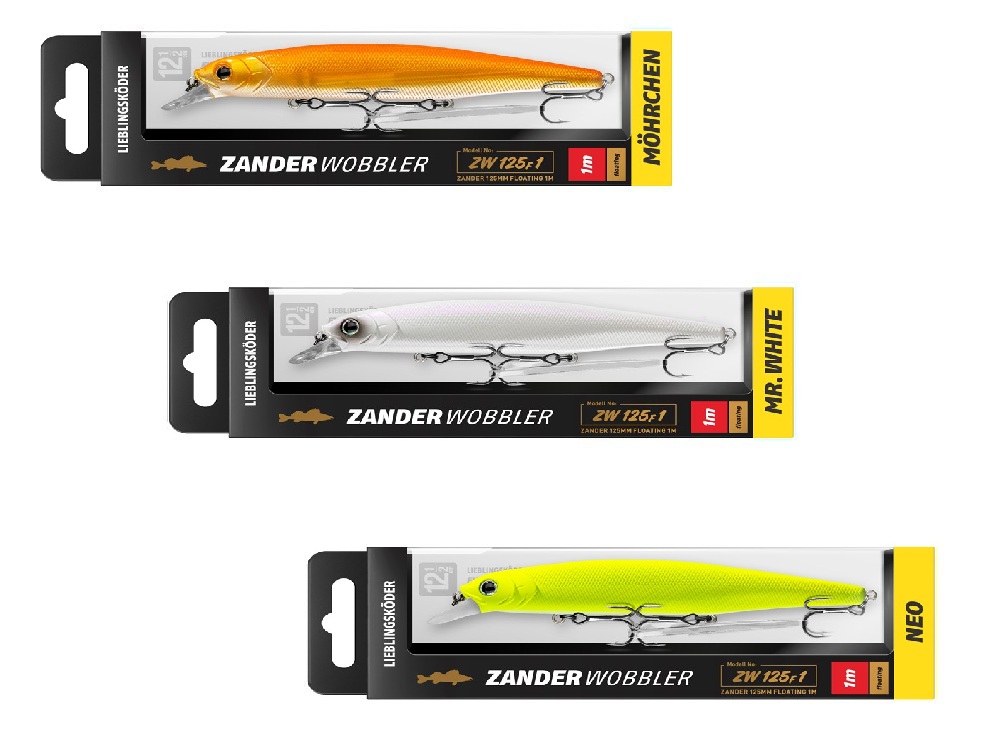 LIEBLINGSKÖDER - Zanderwobbler-Set Trüb 2 - 3 er Set