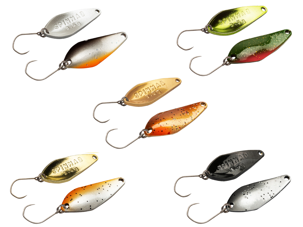 SPINMAD-Spoon-Set - 5 Spoons -  3,5 g - Klares Wasser