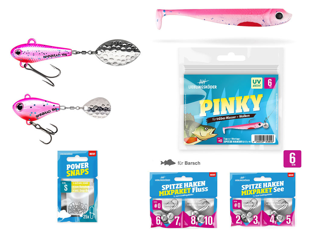 Barsch-Set Pinky - Typ M - Lieblingsköder & SpinMad