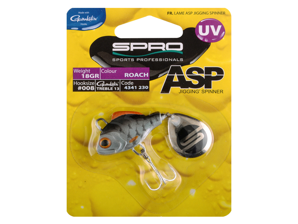Spro ASP Spinner UV 18 g Roach