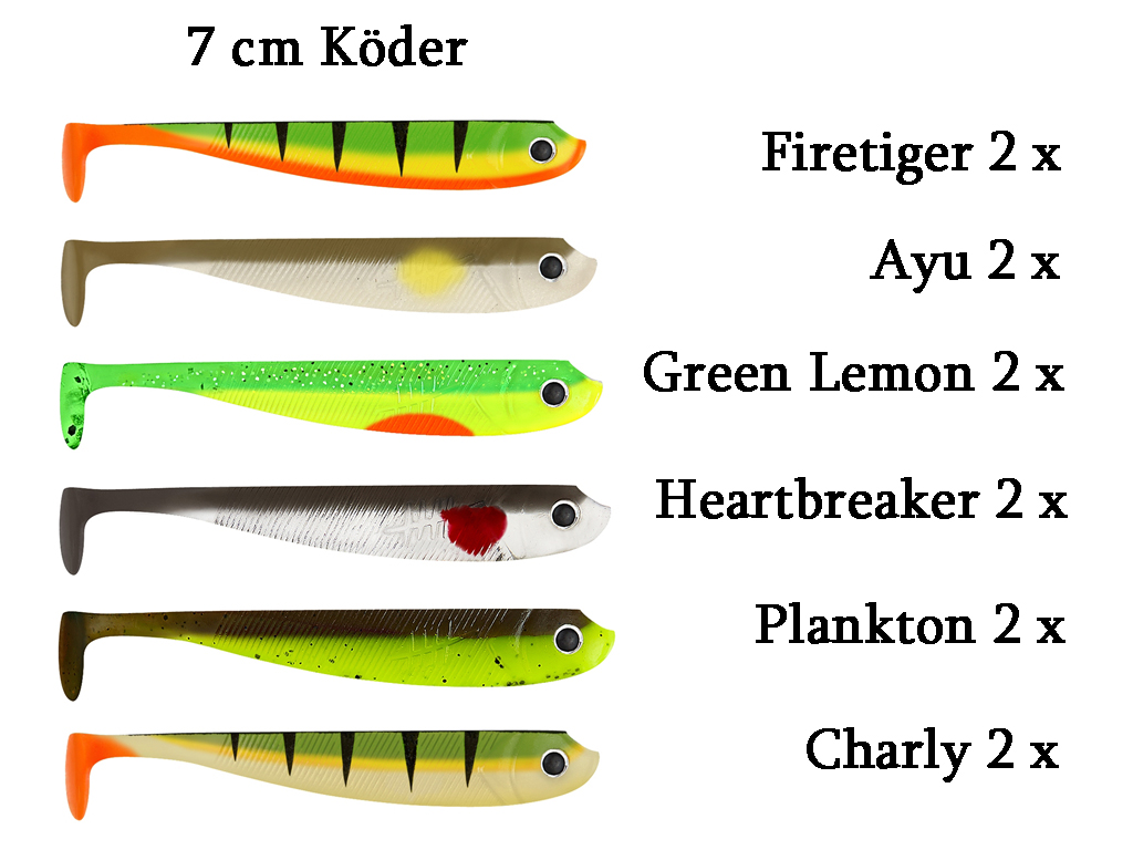 Barschbox Lieblingsköder Vario 48 Köder - 32 Jighaken