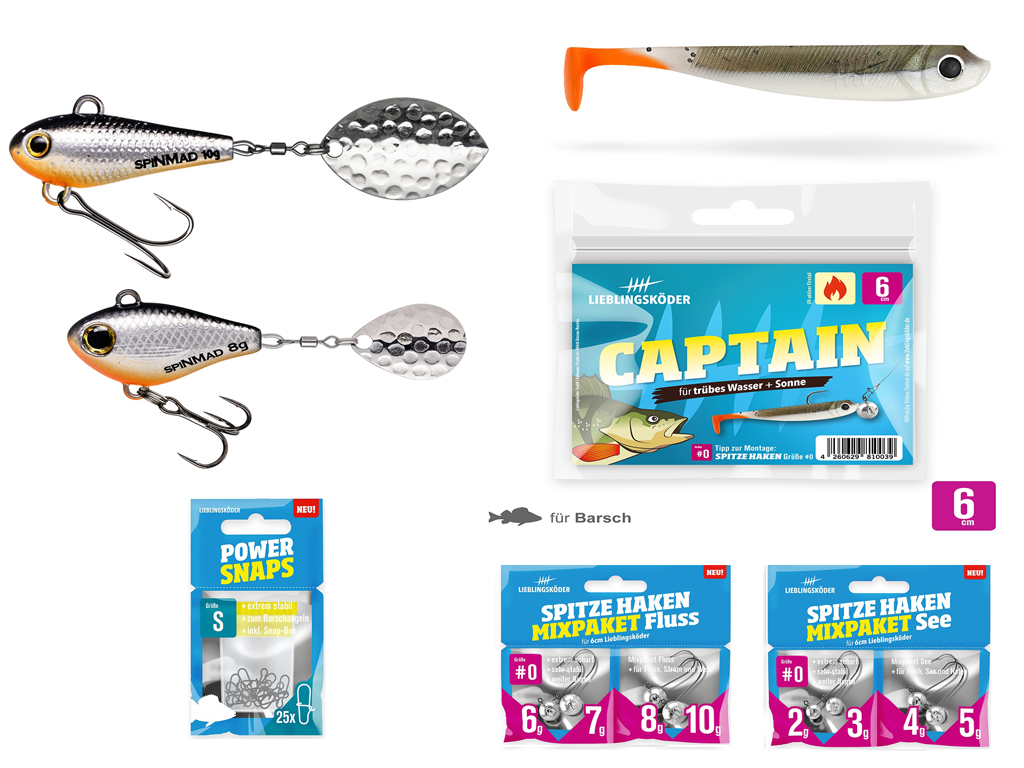 Barsch-Set Captain - Typ M - Lieblingsköder & SpinMad