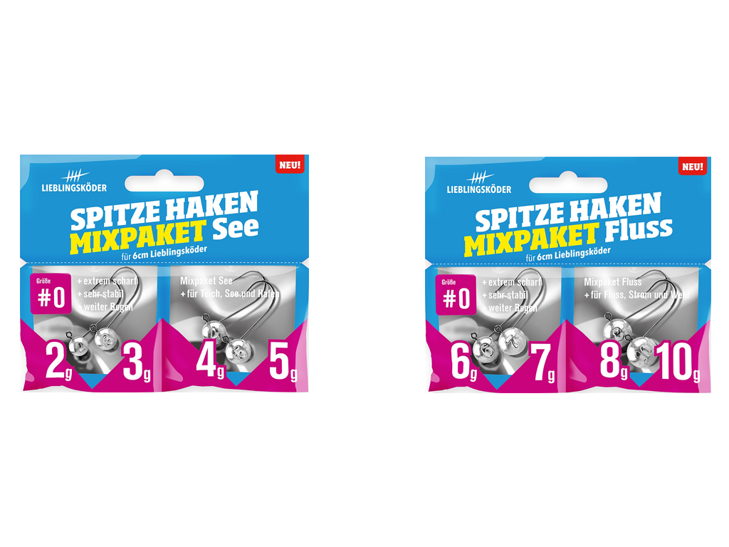 Lieblingsköder - Barsch 6 cm - Sonderfarben-Set 1