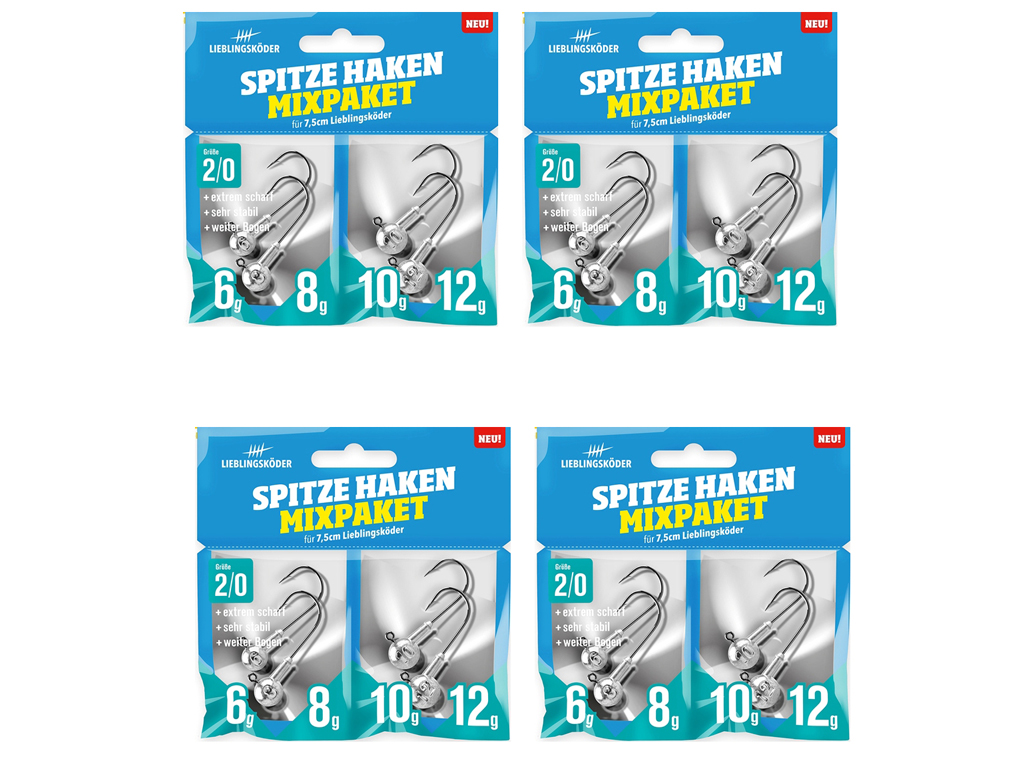 Lieblingsköder 7,5 cm - Barsch - großes Starter-Set
