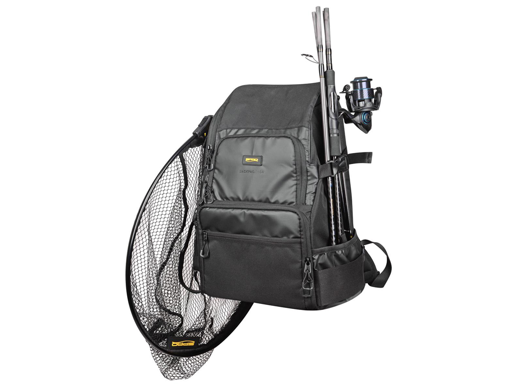 Spro- Backpack 104 - Rucksack schwarz - incl. 4 Tackleboxen