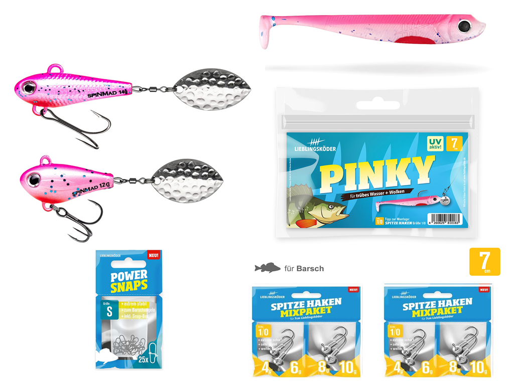 Barsch-Set Pinky - Typ L - Lieblingsköder & SpinMad