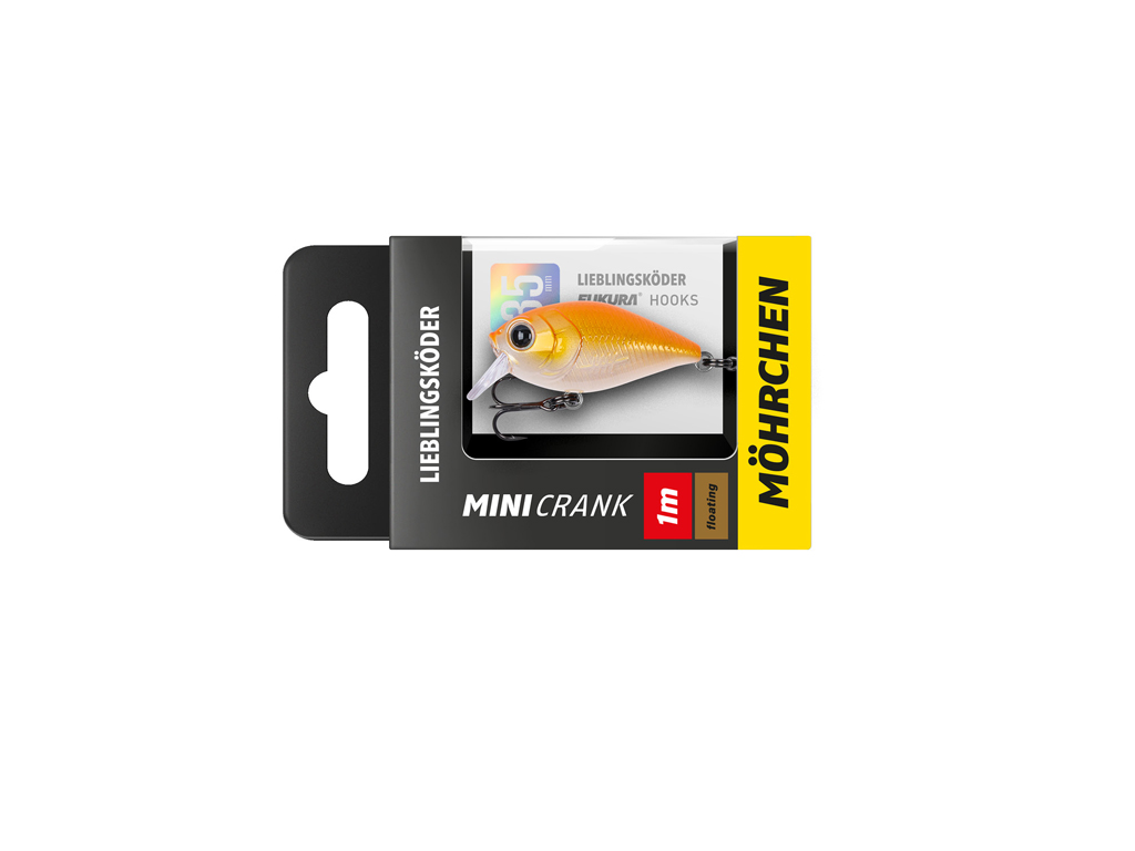 LIEBLINGSKÖDER - MINI CRANK  3,5 cm - 3,6 g Möhrchen