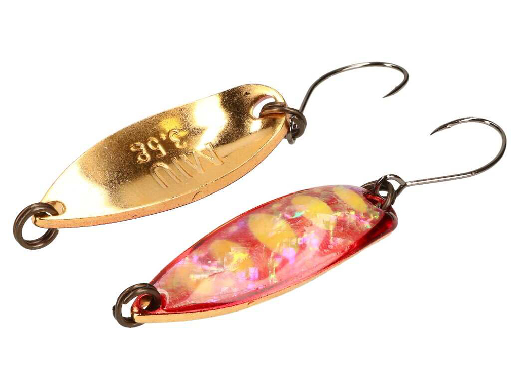 Forest Miu Native Awabi Forellenblinker - Perlmut 2,8 g Farbe 007 - Red-Yellow-Yamame/gold