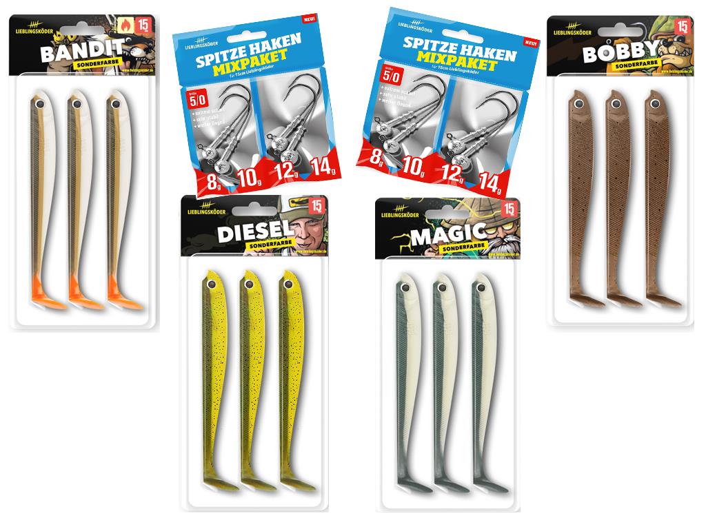 Lieblingsköder - 15 cm Sonderfarben-Set