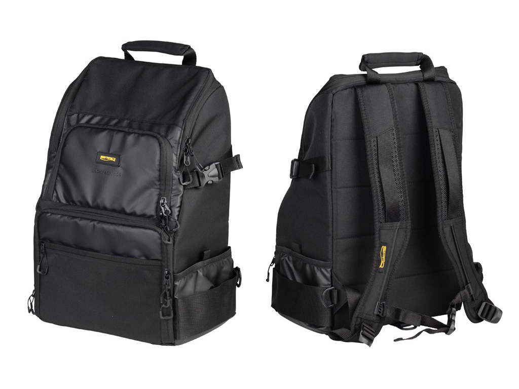 Spro- Backpack 104 - Rucksack schwarz - incl. 4 Tackleboxen