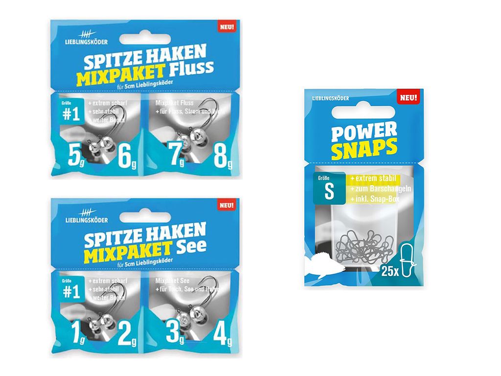 Barsch-Set Pinky - Typ S -  Lieblingsköder & SpinMad