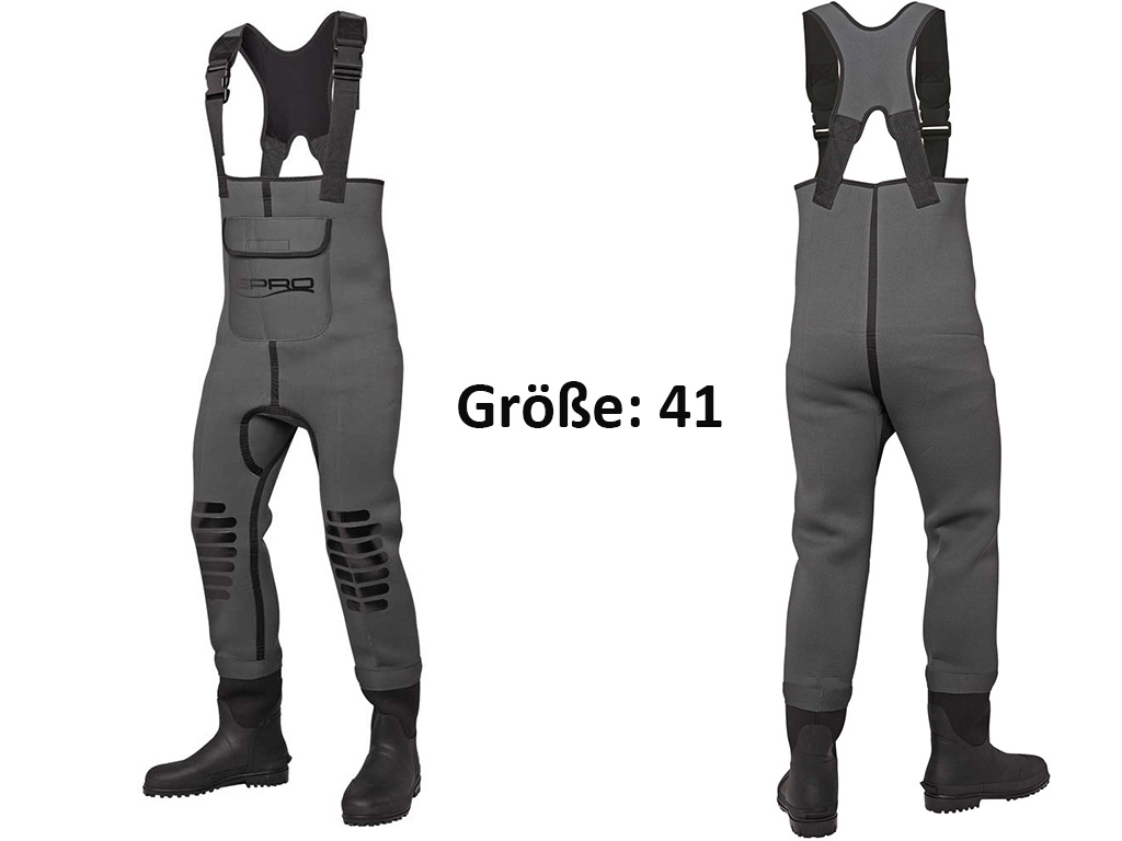 Spro Neopren Wathose 5 mm  SCR Wader - Größe 41 - S