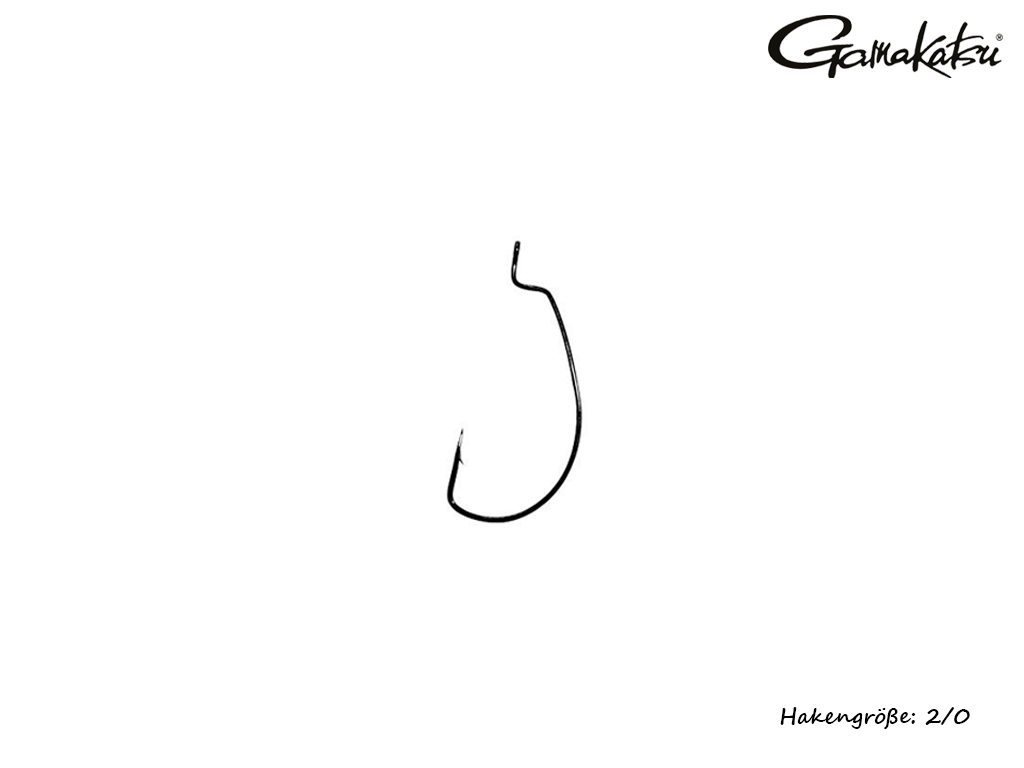 Gamakatsu - Worm EWG - mit Silicon Stopper Worm EWG - Gr. 2/0