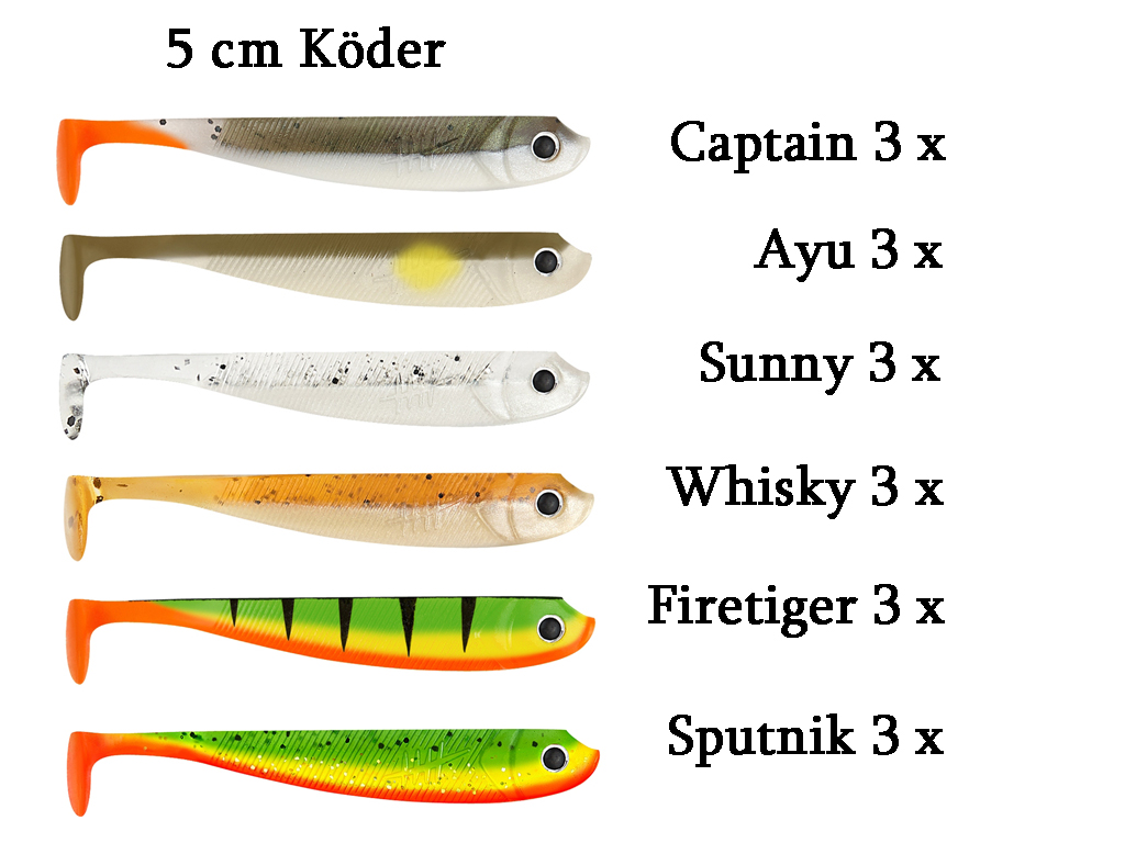Barschbox Lieblingsköder Vario 48 Köder - 32 Jighaken