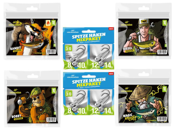 Lieblingsköder - 10 cm Sonderfarben-Set