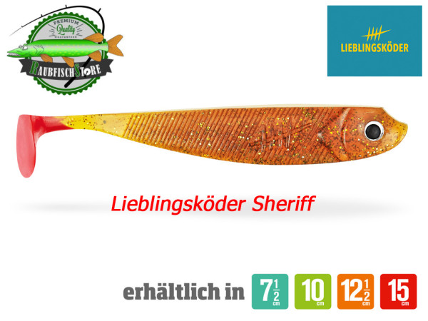 Lieblingsköder - Sheriff - 7,5 bis 15 cm