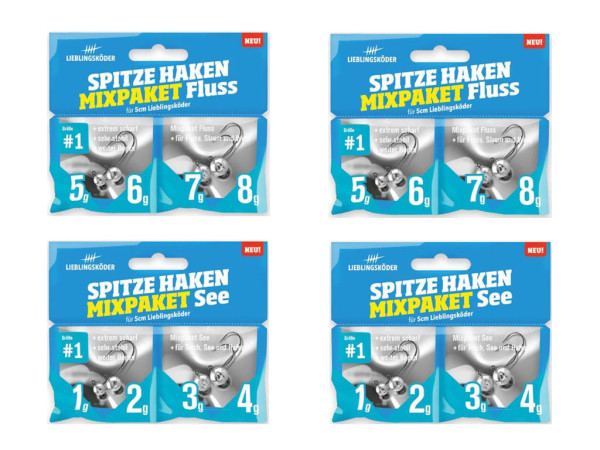 Lieblingsköder 5 cm - Barsch - großes Starter-Set