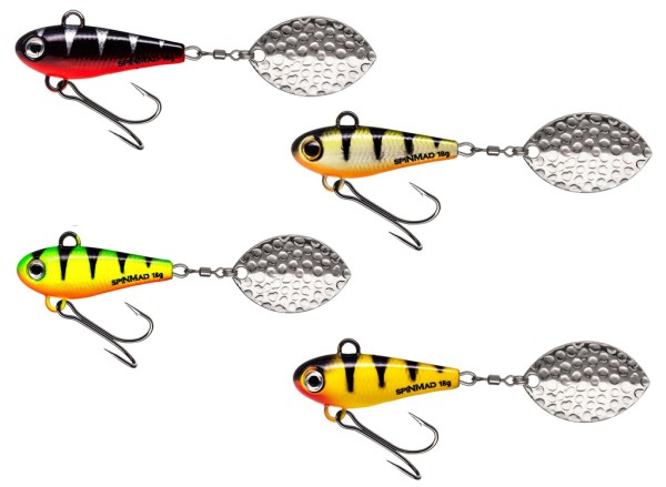 SpinMad Köderset Perch - 18 g Originals 4 er Set