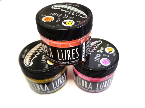 LIBRA LURES SET - LARVE CHEESE - 3 Dosen
