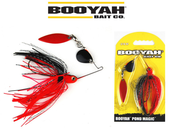 Booyah Spinnerbaits - Pond Magic - 4 Farben - 2 Spinnerblätter - 3 D Auge - 6 g