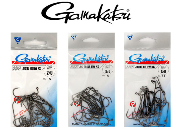 Gamakatsu Jig 90 RB - Einzelhaken 25 Stk.