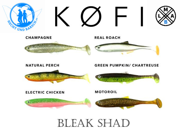 #LMAB Köfi Bleak Shad - alle Farben - 9 bis 12 cm