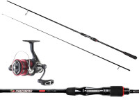 Allround Angelset - Lieblingsköder Firestarter Rute + DAIWA 23 Ninja LT 3000 C Rolle Allround Angelset - Lieblingsköder Firestarter Rute + DAIWA 23 Ninja LT 3000 C Rolle