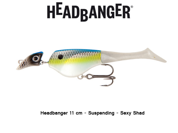 Headbanger Shad 11 cm Suspending 11 g