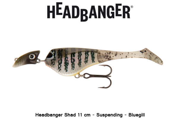 Headbanger Shad 11 cm Suspending 11 g