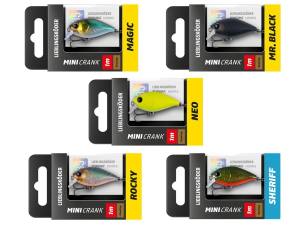 Mini Crank Set - Lieblingsköder - 5 er Set - Allround