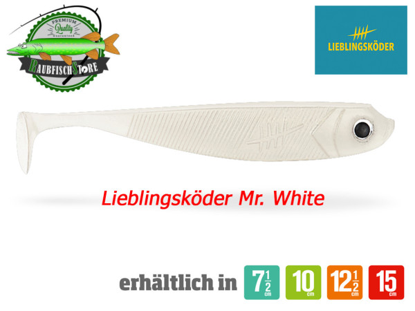 Lieblingsköder - MR. White 7,5 bis 15 cm