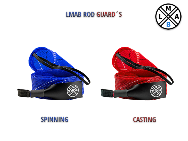 LMAB Rod Guard - Casting - 3 Größen - Rot