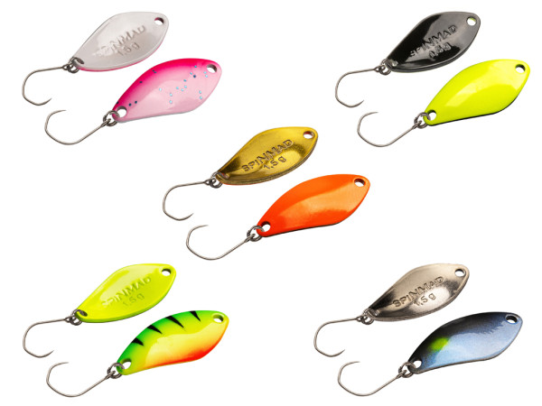 SPINMAD-Spoon-Set - 5 Spoons - 1,5 g - trübes Wasser