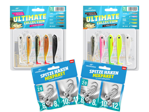Lieblingsköder 7,5 cm Barsch - kleines Starter-Set